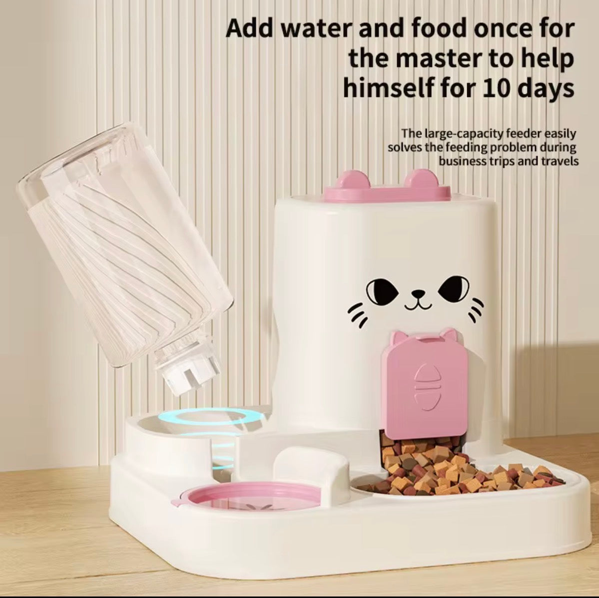 Automatic Pet Feeder with Water Dispenser