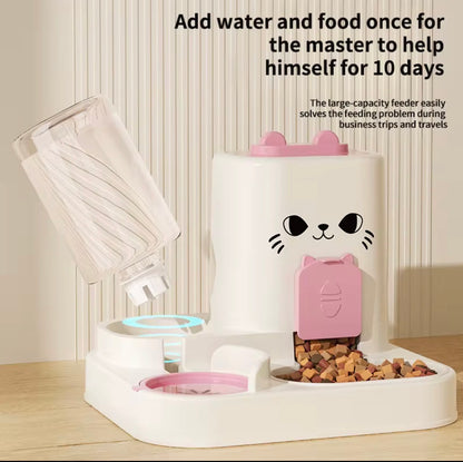 Automatic Pet Feeder with Water Dispenser