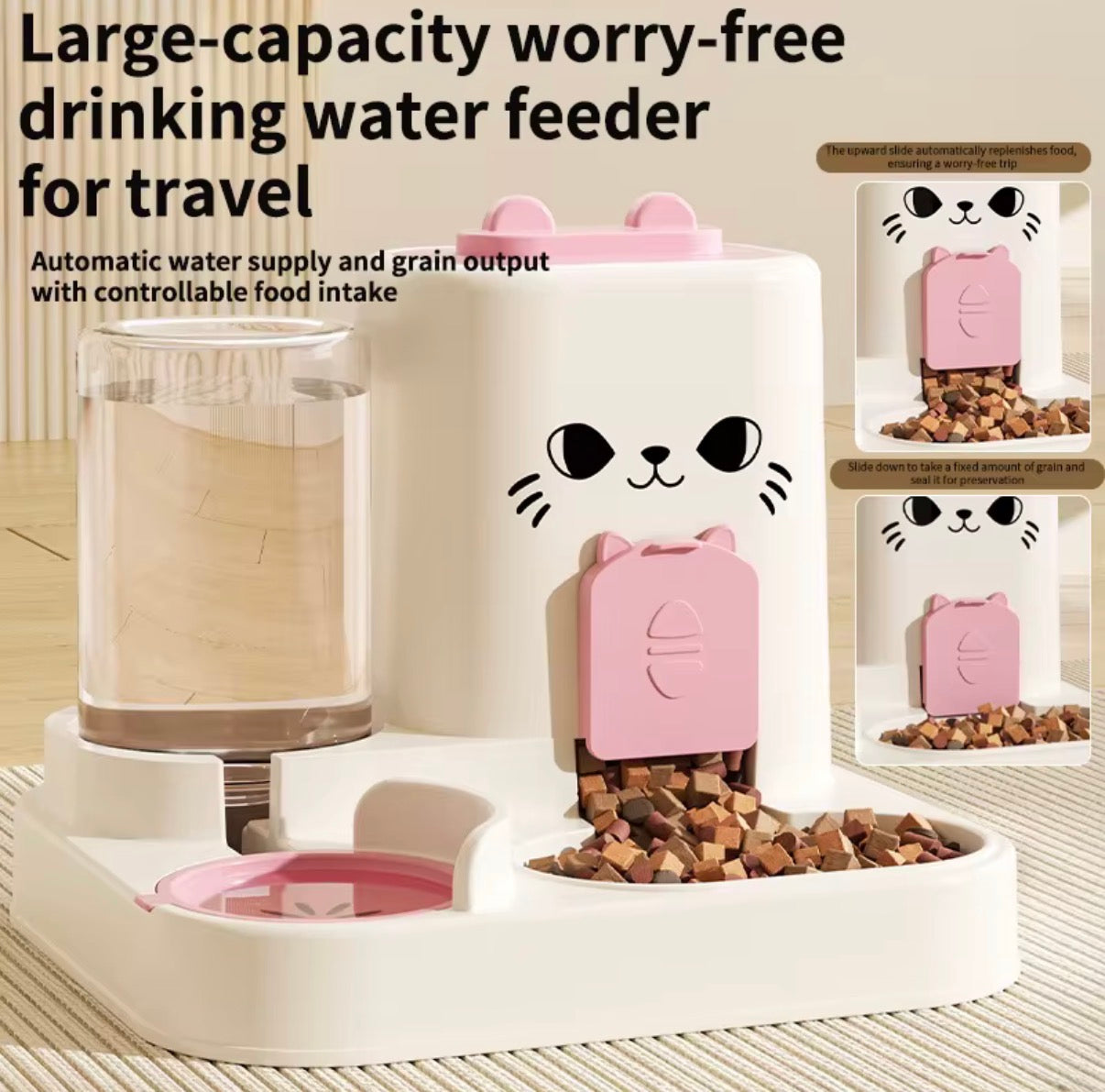 Automatic Pet Feeder with Water Dispenser