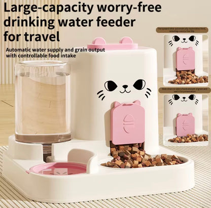 Automatic Pet Feeder with Water Dispenser