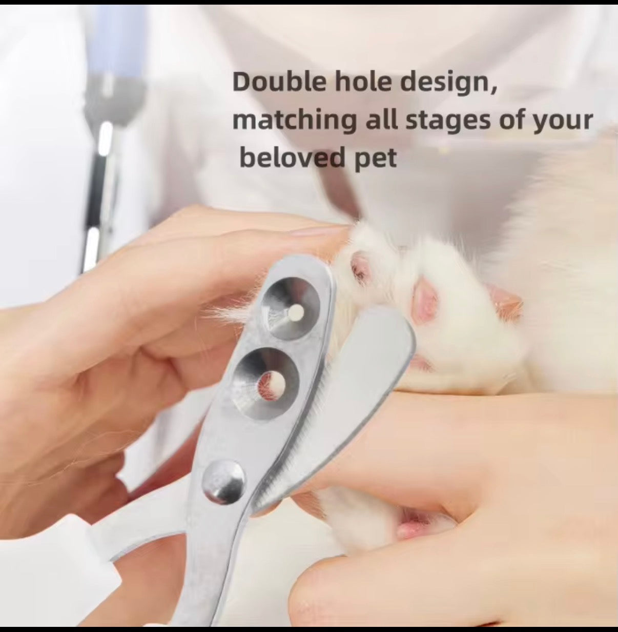 Round-Mouthed Pet Nail Clippers